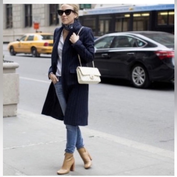 Tory Burch Tan Leather Zip Raya Booties - Picture 2 of 8